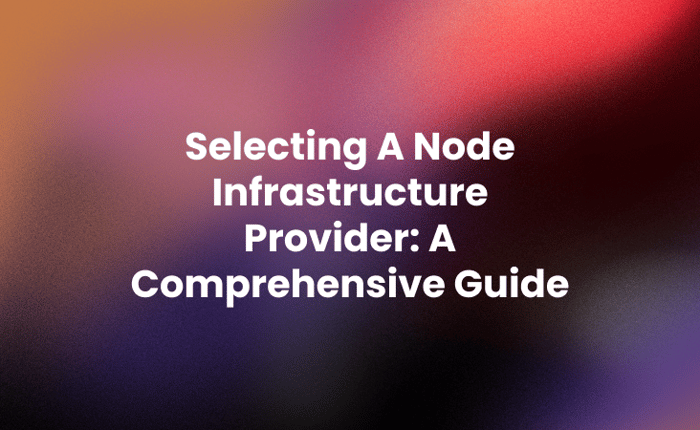 Node Series_Selecting Provider